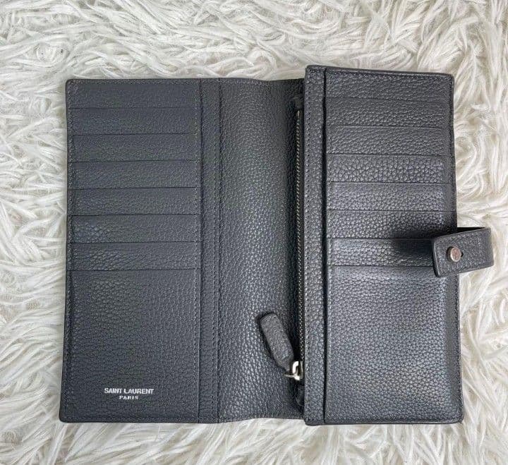 で*ん様 美品✨SAINT LAURENT 長財布　サックドジュール　フラグメン