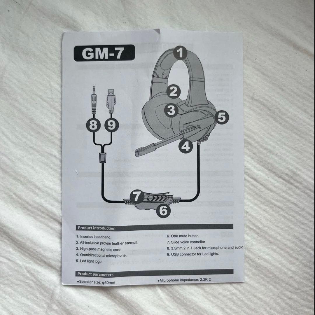 ゲーミングヘッドセット ヘッドセット マイク ゲーム PC ヘッドホン