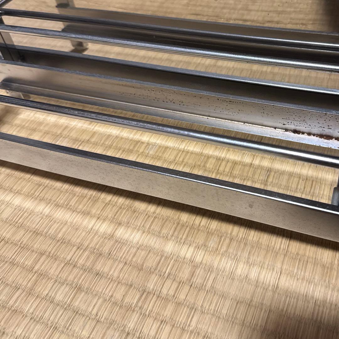 ディノス キッチン ステンレス製 大量スパイスステーション 3段