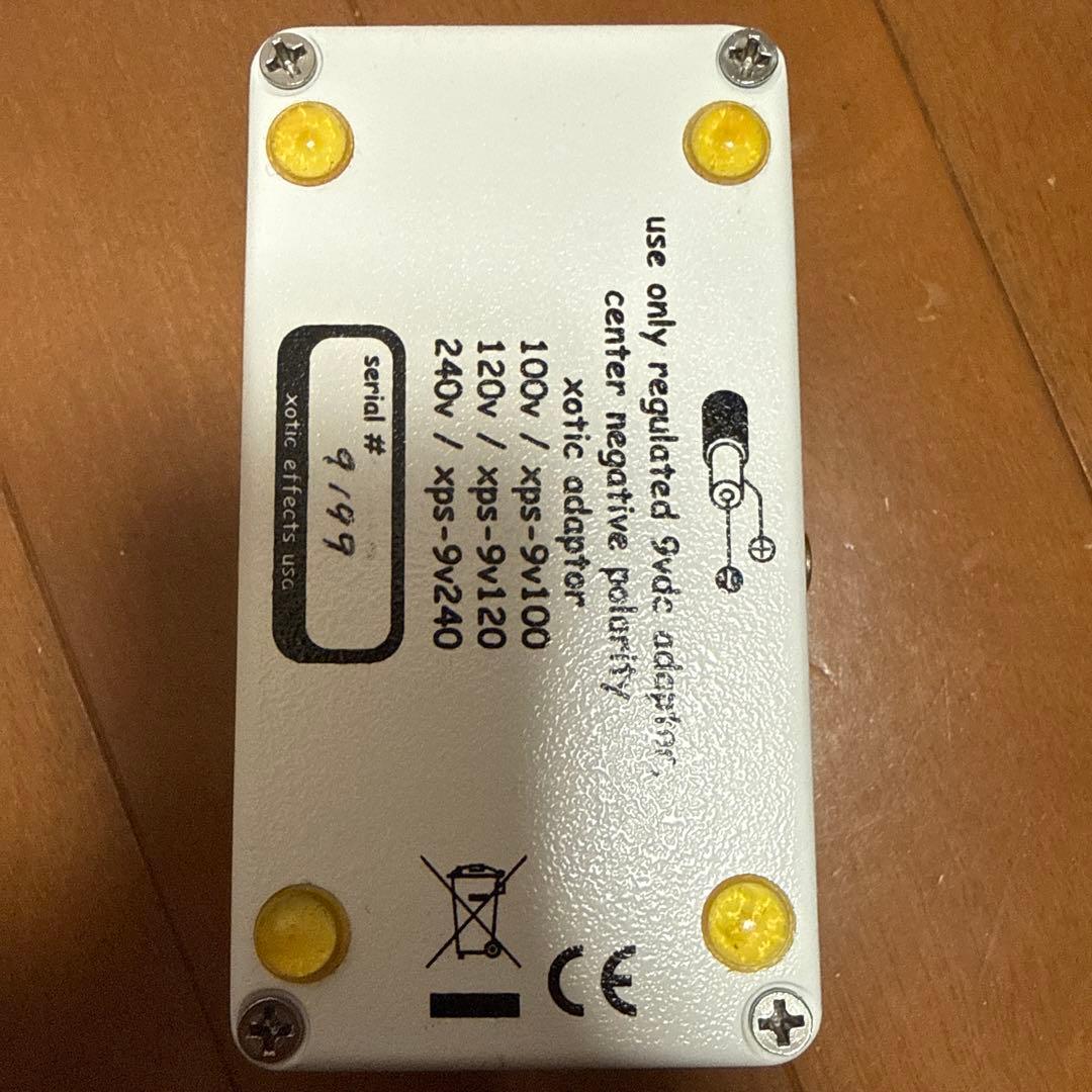 Xotic RC-Booster ギターエフェクター　シリアル9199