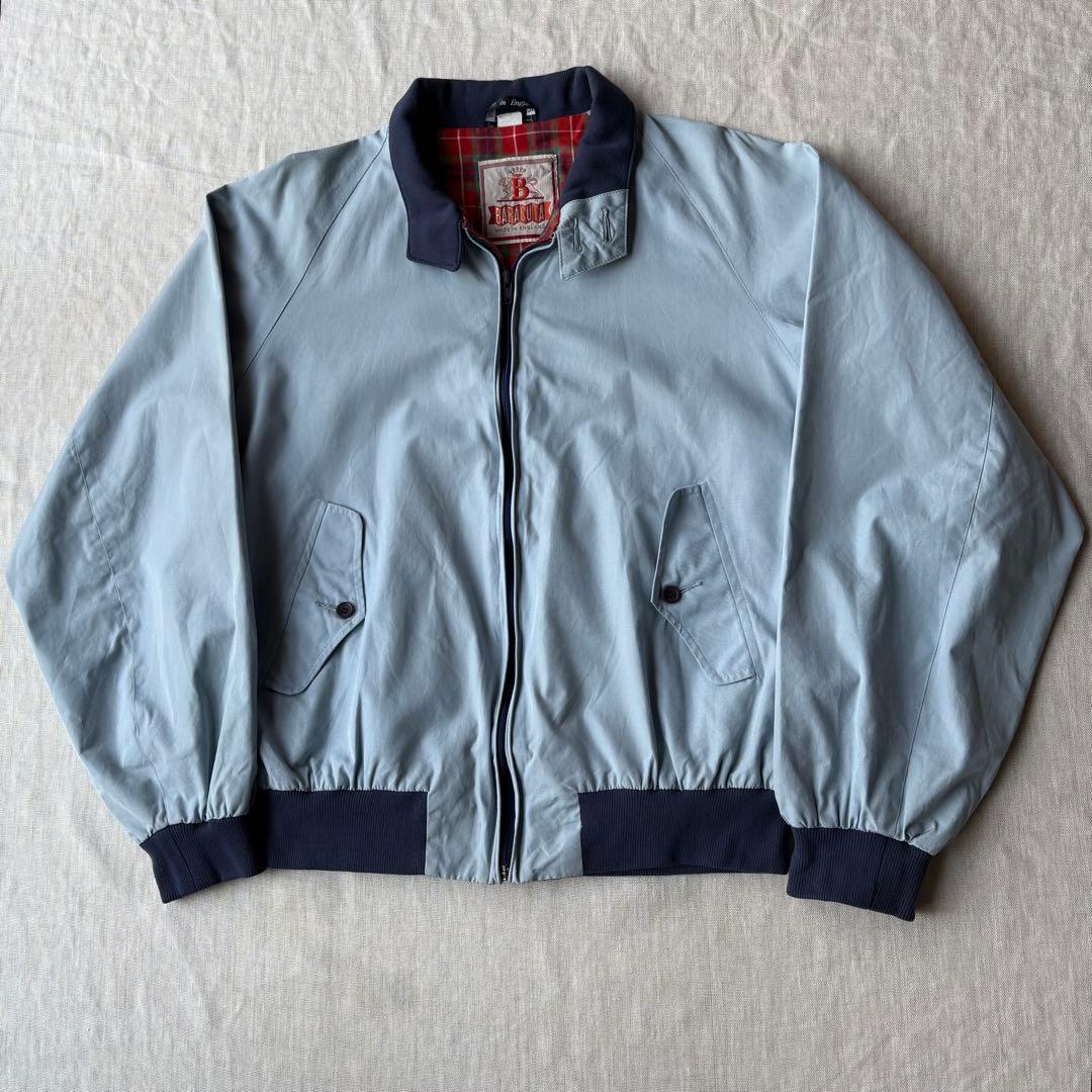 80s BARACUTA G9 ハリントンジャケット UK製 チェック 短丈