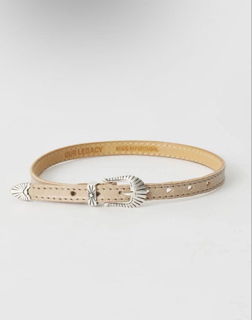 【完売品】OUR LEGACY 25SS レザー チョーカー ブレスレット