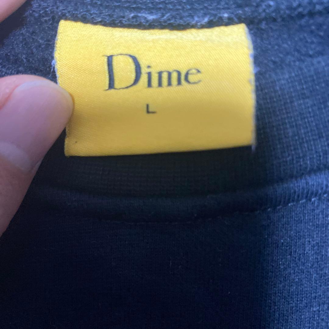 Dime ブラック トレーナー L