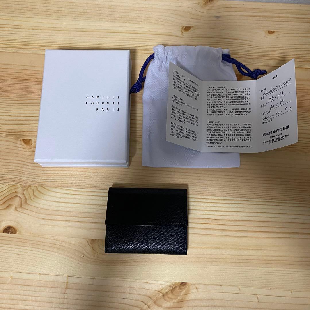 カミーユフォルネ　21.02 VERSO ケース　黒　クロコ　美品