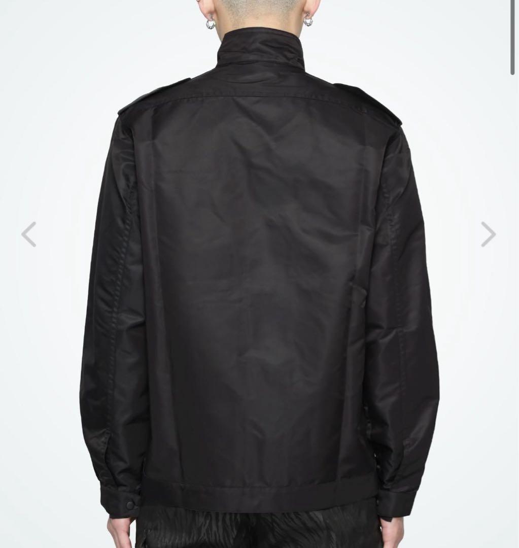 【定価10万円】 オリーシンダー ブラック ミリタリーナイロンジャケット