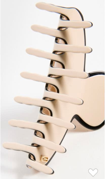 新品未使用品　Alexandre de Paris ベージュ ヘアクリップ