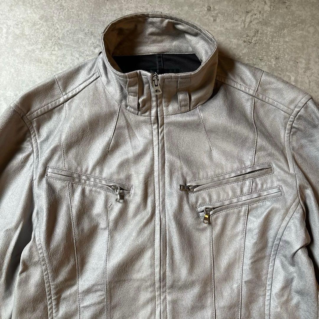 【美品】TORNADO MART ライダースジャケット ボンディングジャケット