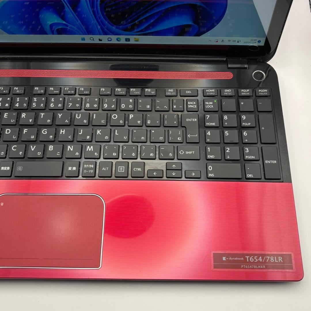 【東芝】T654 高性能i7 新品SSD1TB 8GB ノートPC