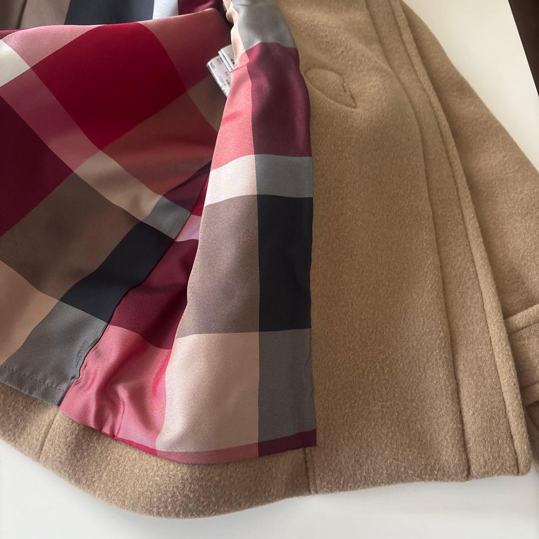 花♡ブルーレーベルクレストブリッジ ベージュウール ダッフルコート