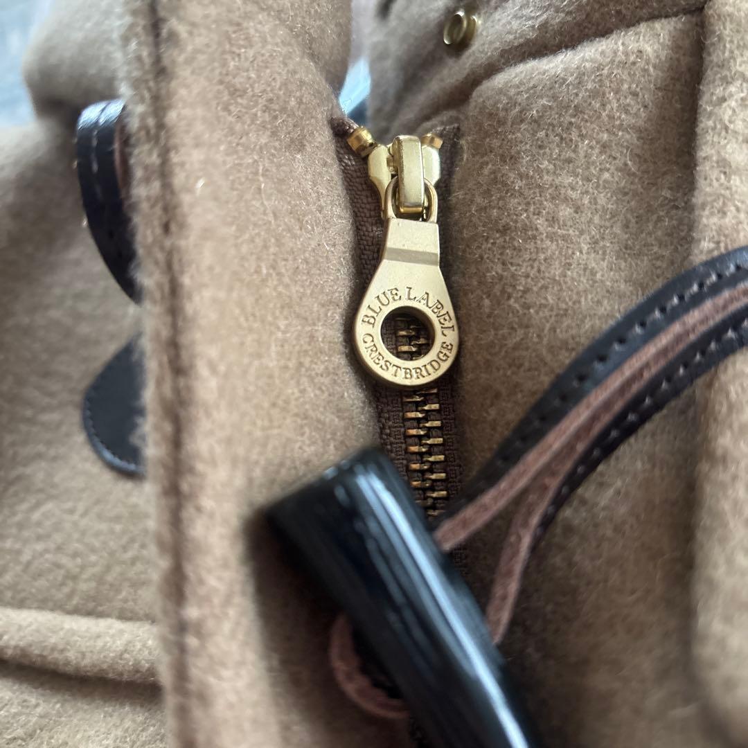 花♡ブルーレーベルクレストブリッジ ベージュウール ダッフルコート