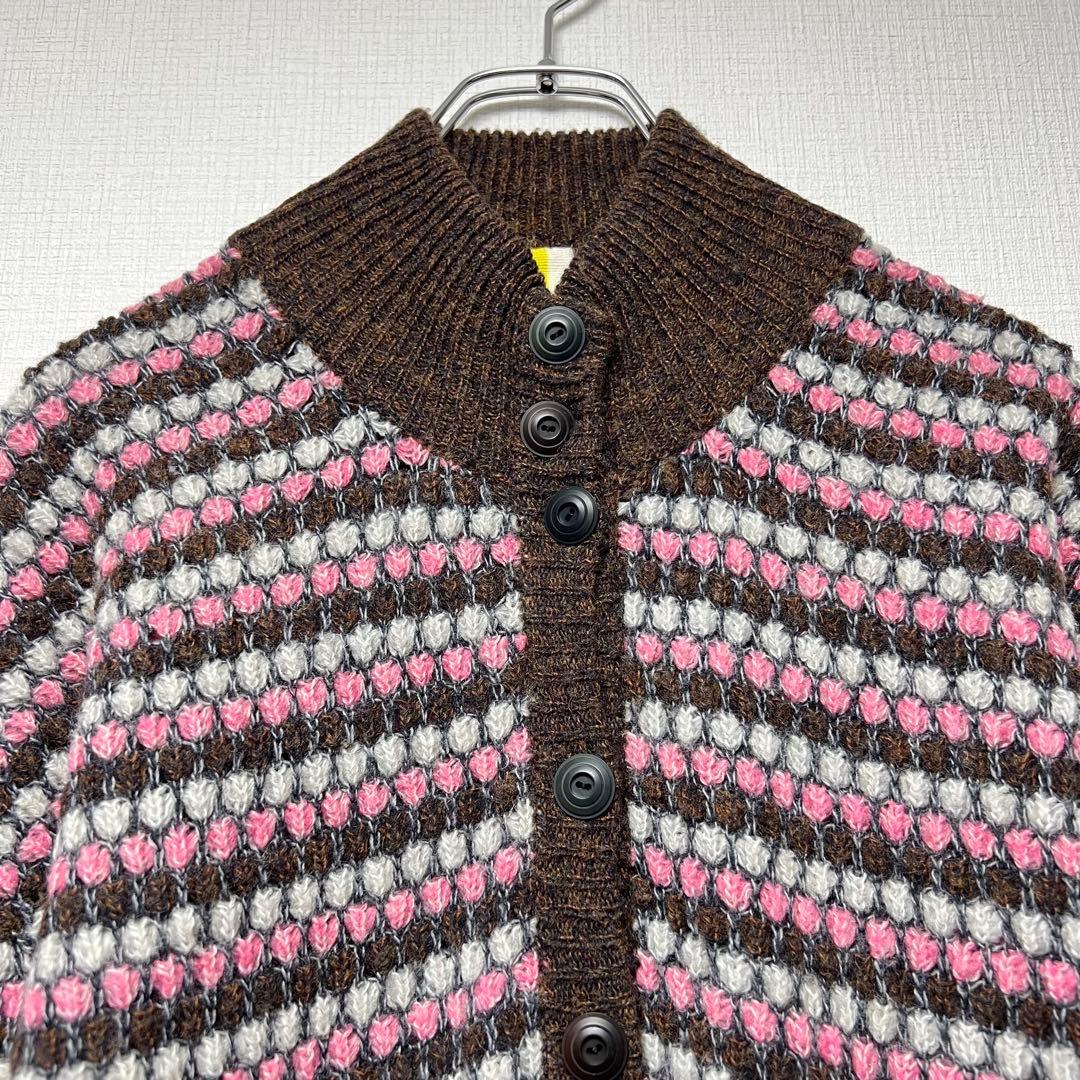 ミナペルホネン chipmunk ニットカーディガン マルチカラー ジャケット