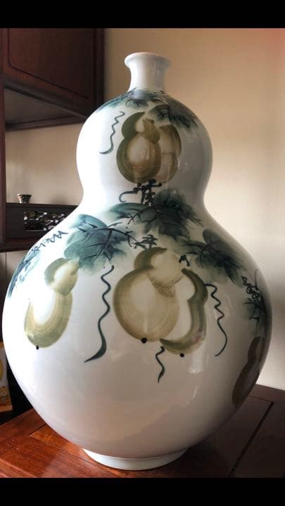 稀少 飘箪。特大高さ約55cm 年代品 美術品