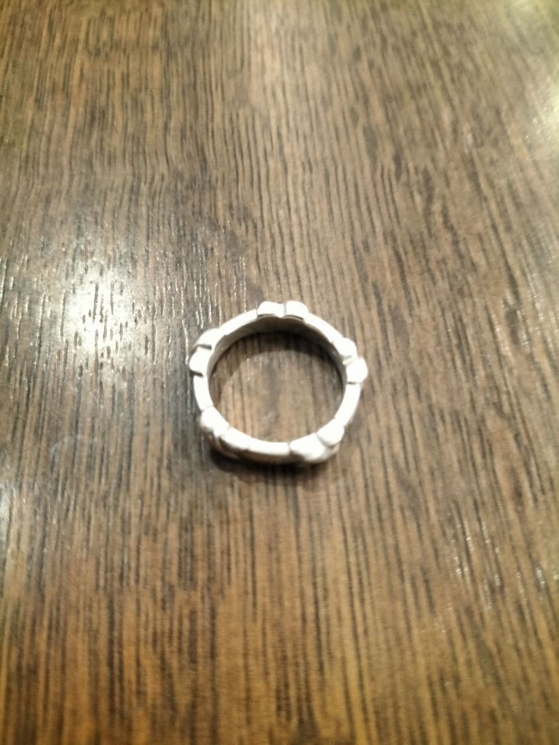 シズク　ティファニー　ファイブクロス　シルバーリング　7号