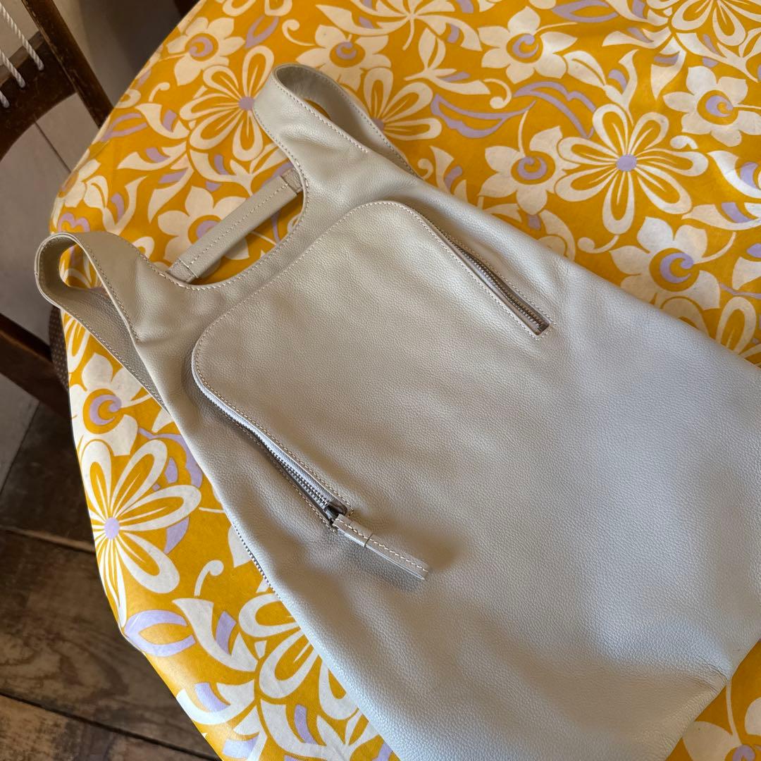 MOTHERHOUSE ミニマトウ 白 バックパック　Lサイズ