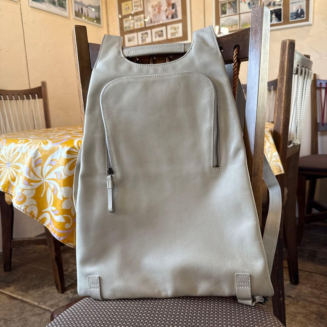 MOTHERHOUSE ミニマトウ 白 バックパック　Lサイズ