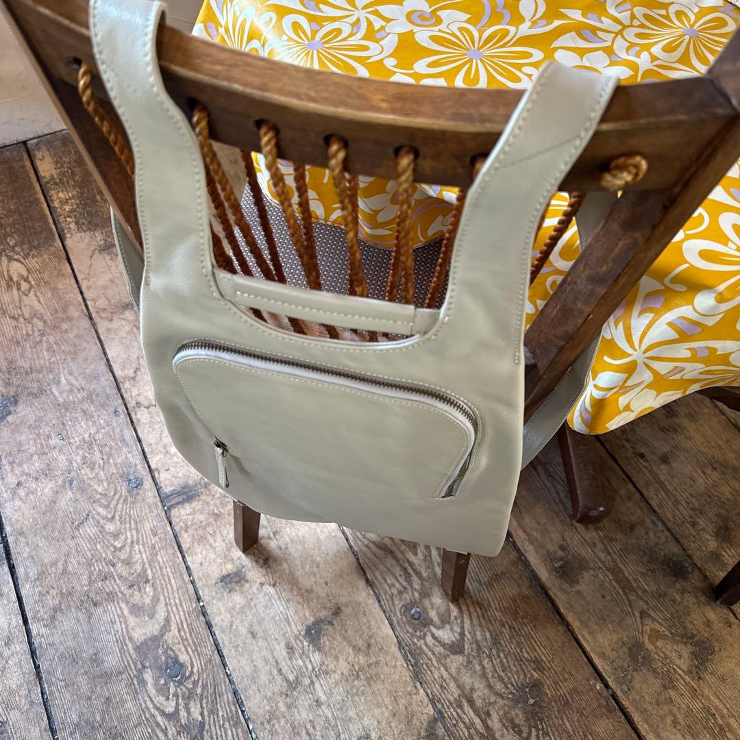 MOTHERHOUSE ミニマトウ 白 バックパック　Lサイズ