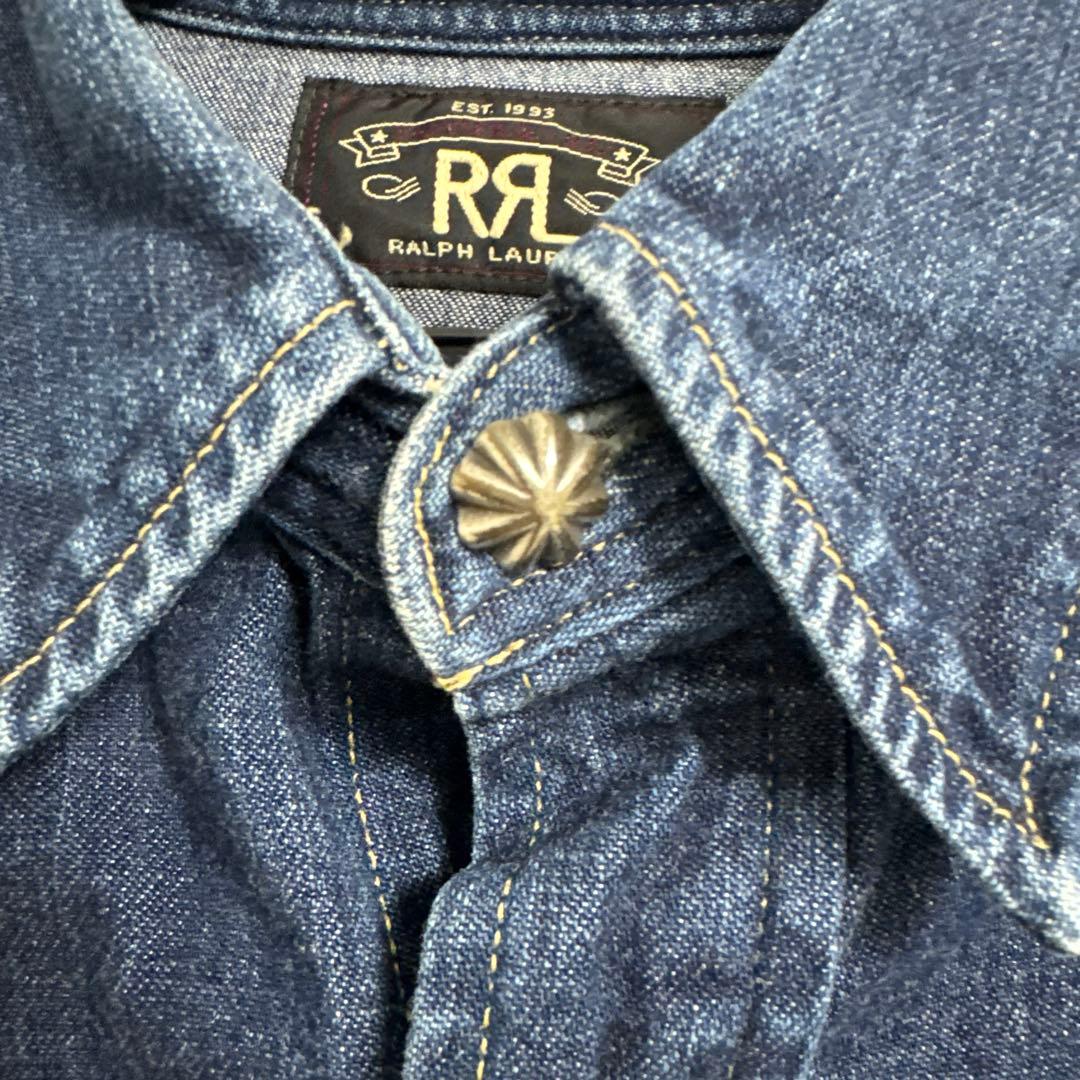 シ*ウ様 Ralph Lauren デニムシャツ LサイズRRL ウエスタンシャ