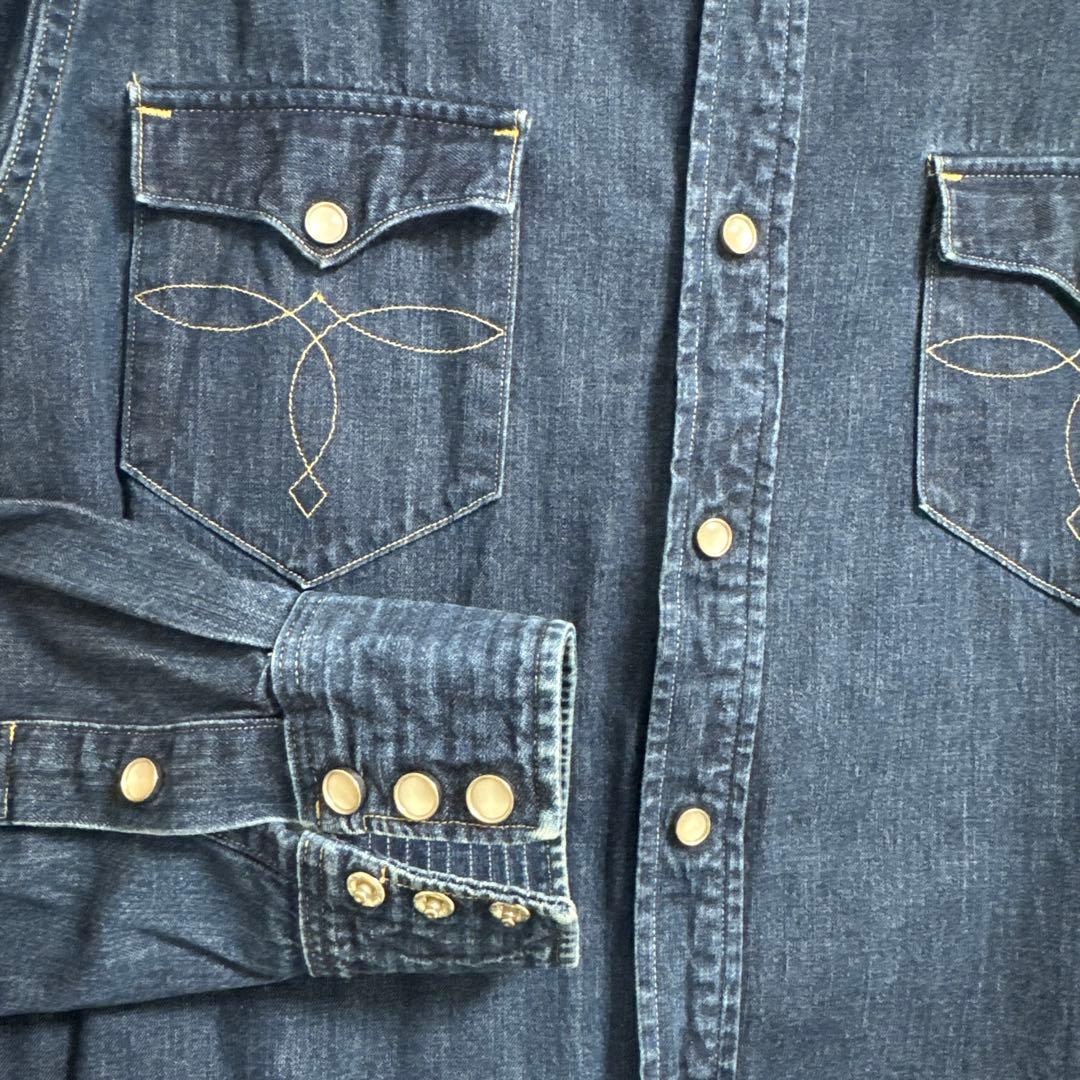 シ*ウ様 Ralph Lauren デニムシャツ LサイズRRL ウエスタンシャ