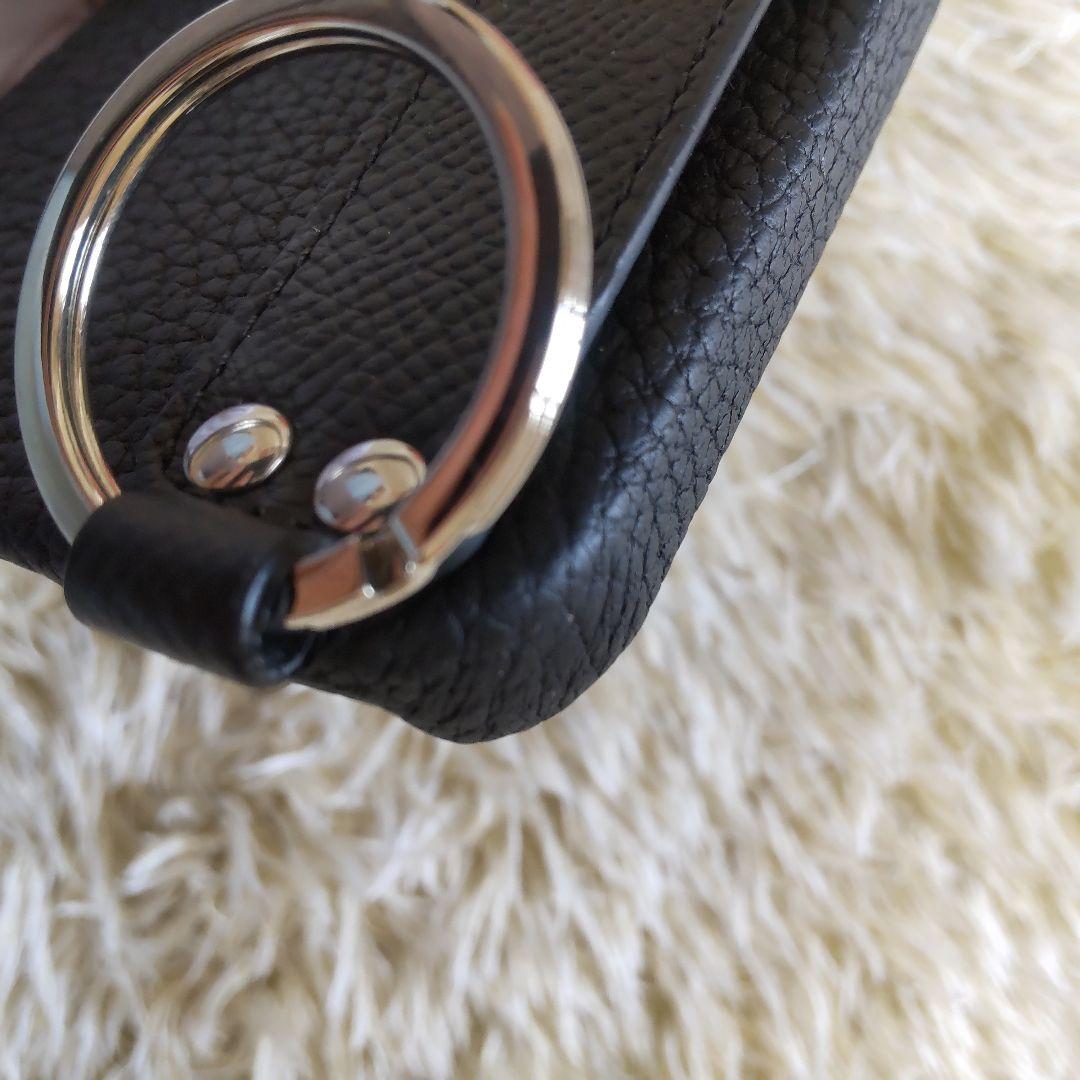 極美品✨BONAVENTURA iPhone 15pro ハンドル付き 黒