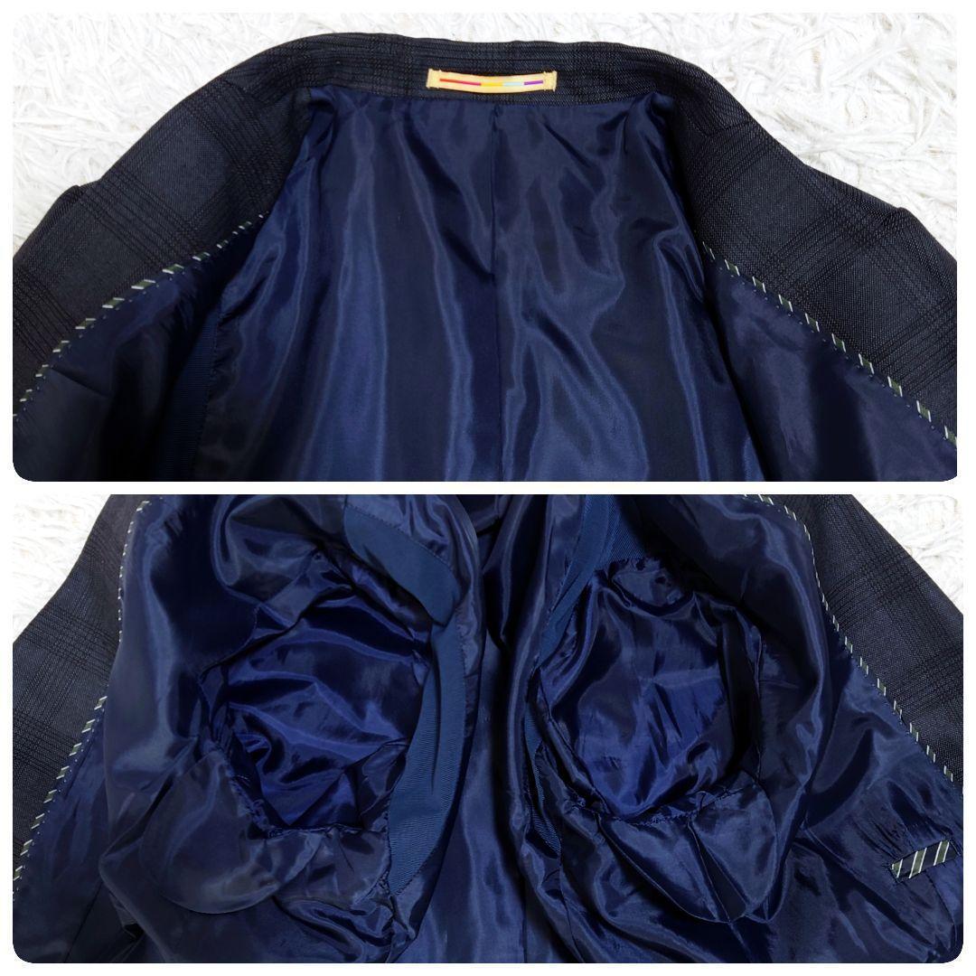 希少　大きいサイズ　オリヒカ　パンツスーツ　グレー　グレンチェック　上11下13