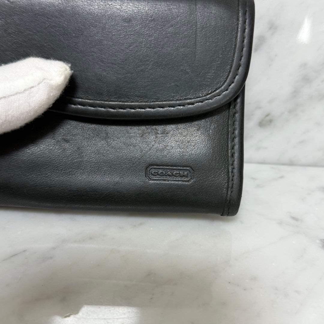 90s OLD COACH オールドコーチ ケース 小銭入れ 本革 レザー