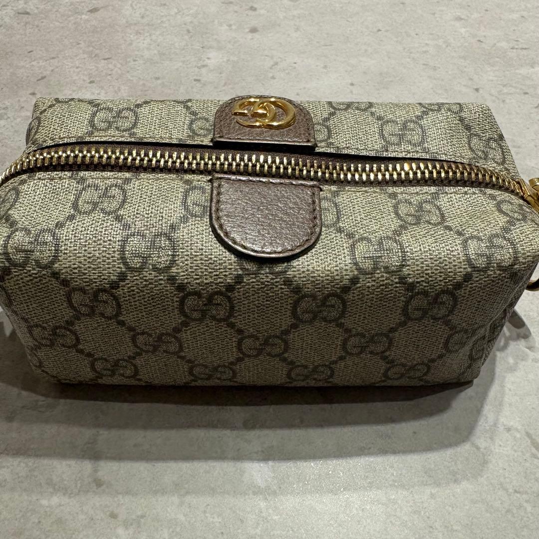 Gucci GGパターン ポーチ ベージュ