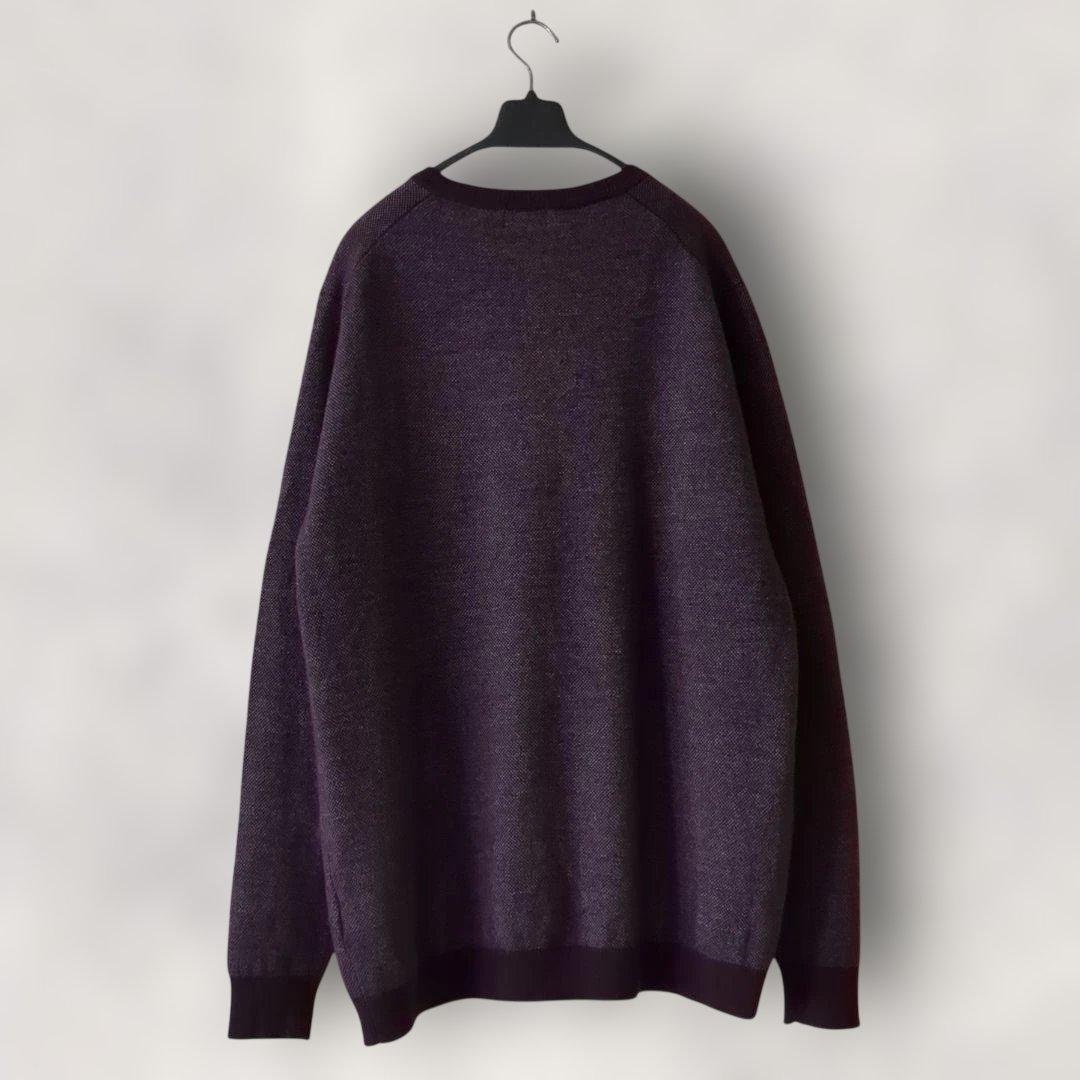 マーガレットハウエル カシミヤ63% ウール ニット 2L Vネック