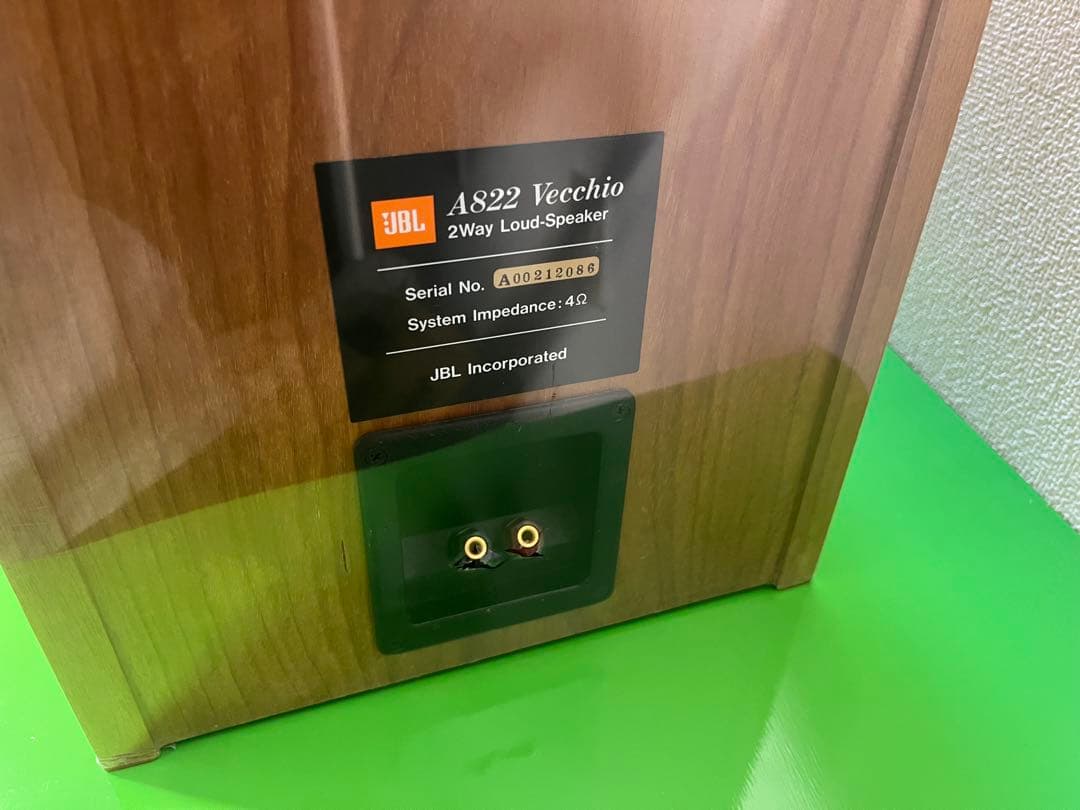 JBL A822 Vecchio ヴェッキオ スピーカー ペア 音響機器