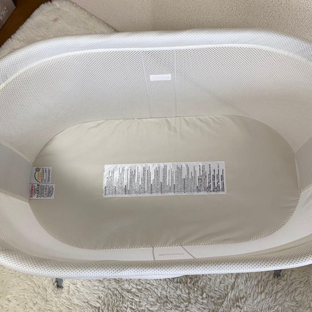 《美品》ベビービョルン クレードルハーモニー ベビーベッド ホワイト