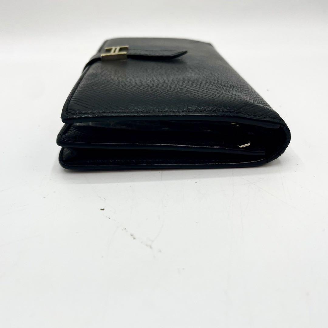 エルメス　べアンスフレ　長財布　ブラック　◻︎K刻印
