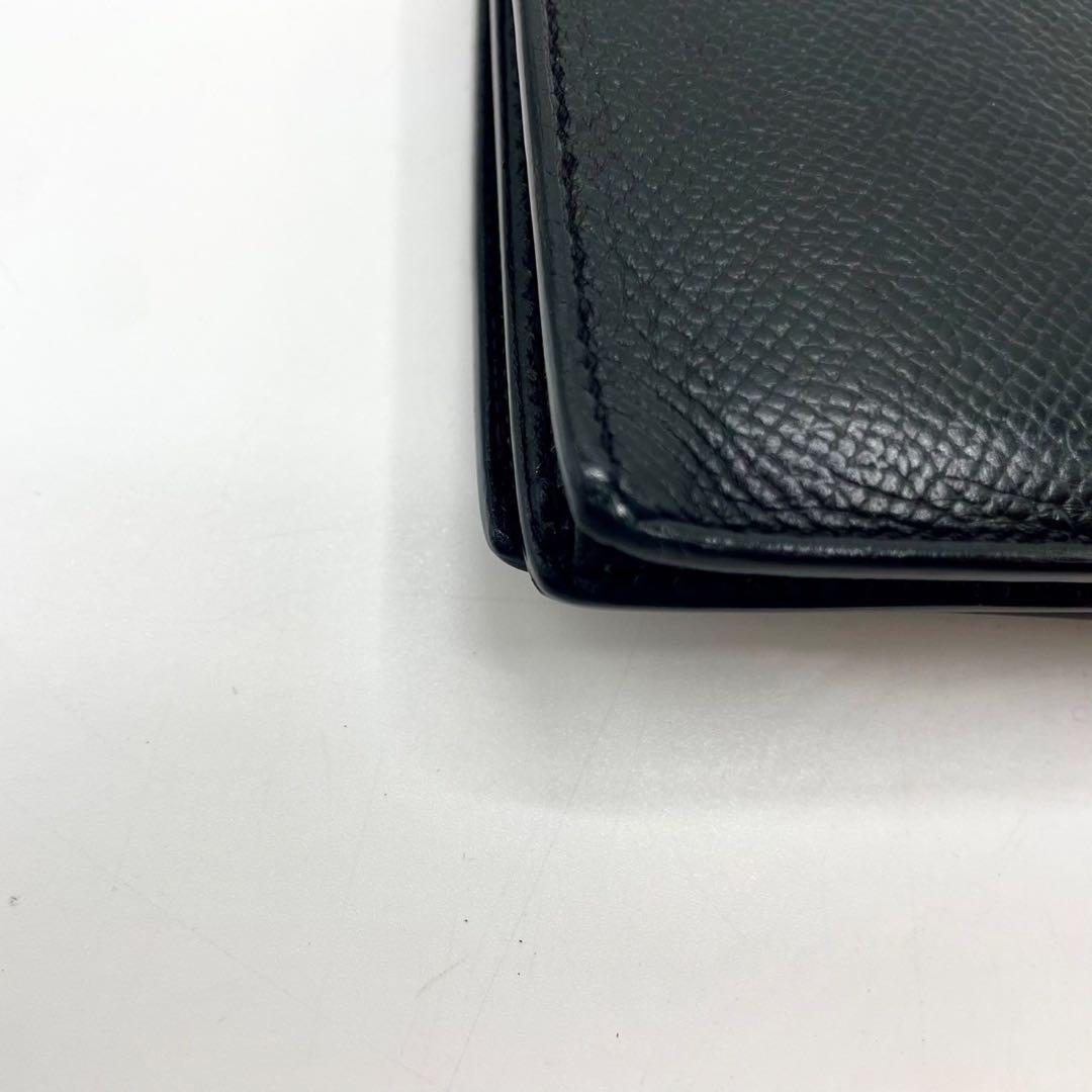 エルメス　べアンスフレ　長財布　ブラック　◻︎K刻印