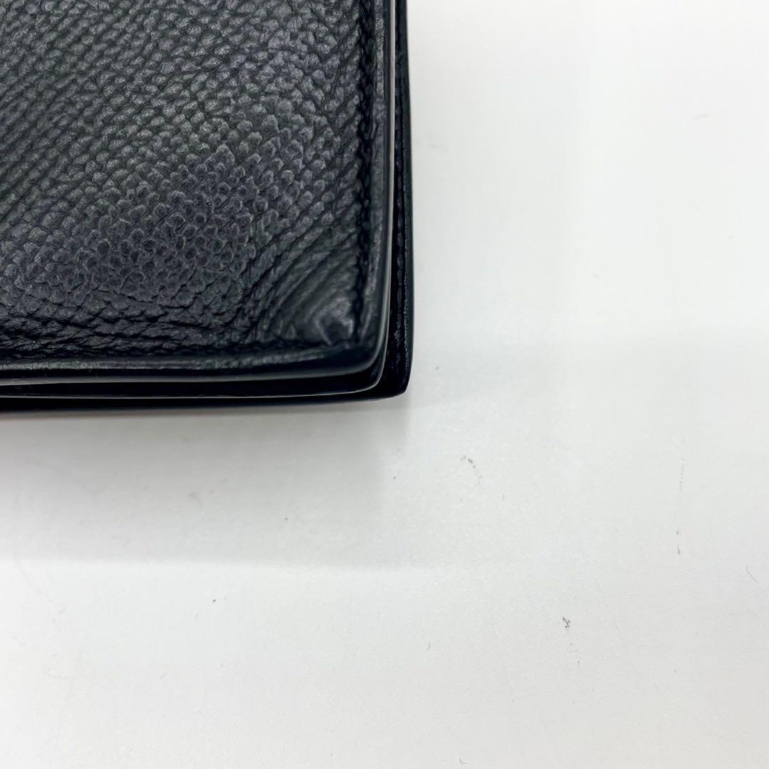 エルメス　べアンスフレ　長財布　ブラック　◻︎K刻印