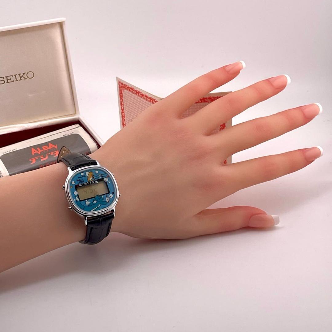 【新品電池/ベルト/稼働】トムアンドジェリー セイコー アルバ ヴィンテージ時計