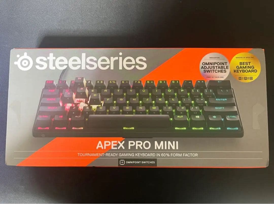 SteelSeries Apex Pro Mini RGB メカニカルキーボード