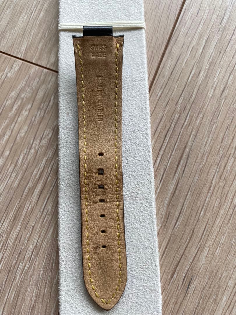 LOUIS VUITTON ダークブラウンレザー　時計ベルト　ルイヴィトン