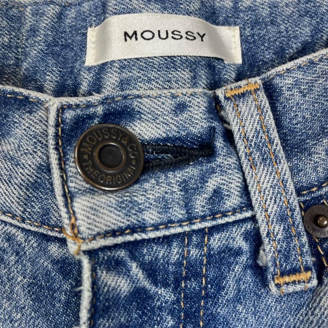 美品✨MOUSSY MVS FLARE ハイウエスト フレアデニム 25 美脚