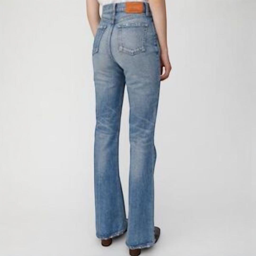 美品✨MOUSSY MVS FLARE ハイウエスト フレアデニム 25 美脚