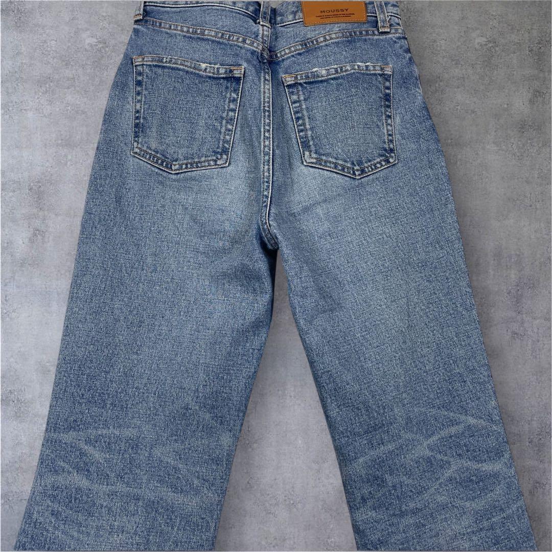 美品✨MOUSSY MVS FLARE ハイウエスト フレアデニム 25 美脚
