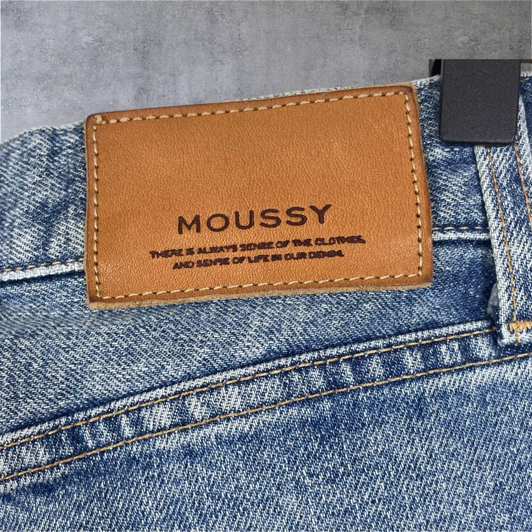 美品✨MOUSSY MVS FLARE ハイウエスト フレアデニム 25 美脚