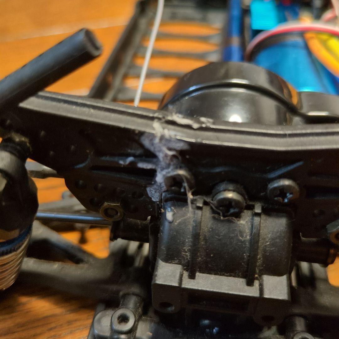 ドリフト　ヨコモ　シャーシ未使用　フタバプロポ　セット　(割れ補修あり)