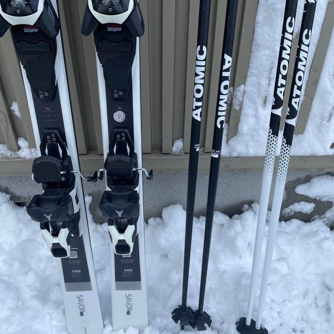 1回1時間使用　ATOMIC 149 145 150 スキー板
