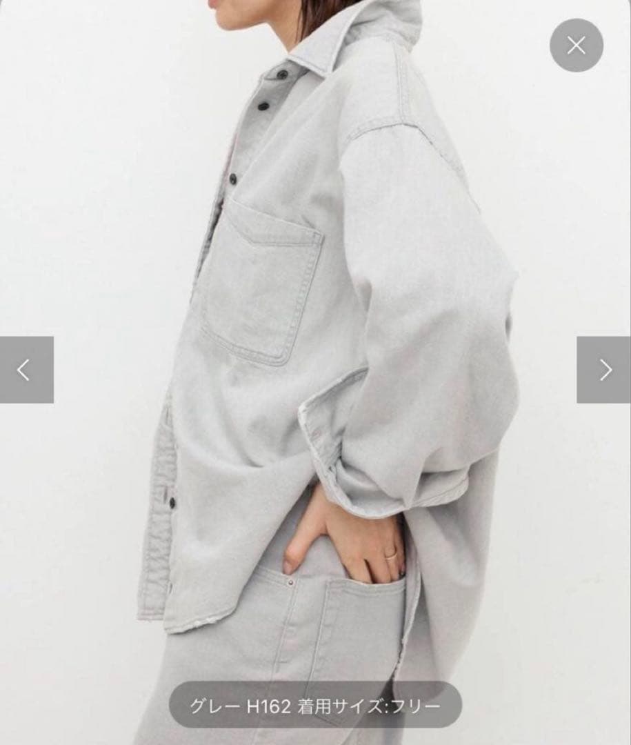 新品アパルトモン　BLEACH DENIM SH