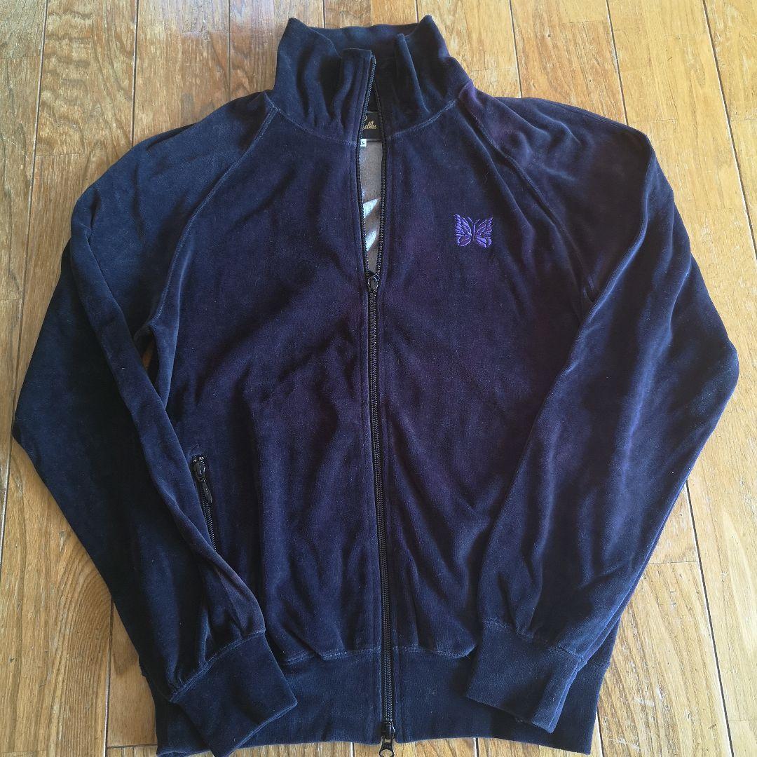 Needles ネイビー ベロア生地ジャージ XS