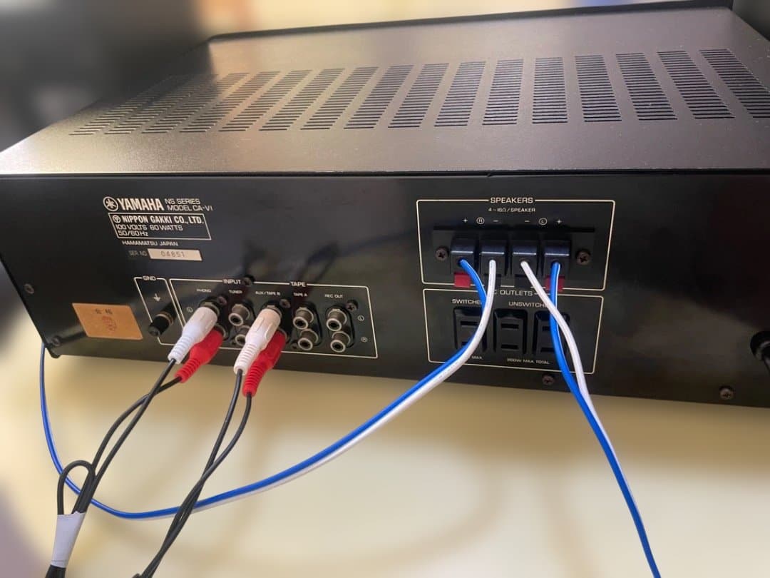 き*げ様 YAMAHA CA-V1　プリメインアンプ　昭和のレトロなオーディオ