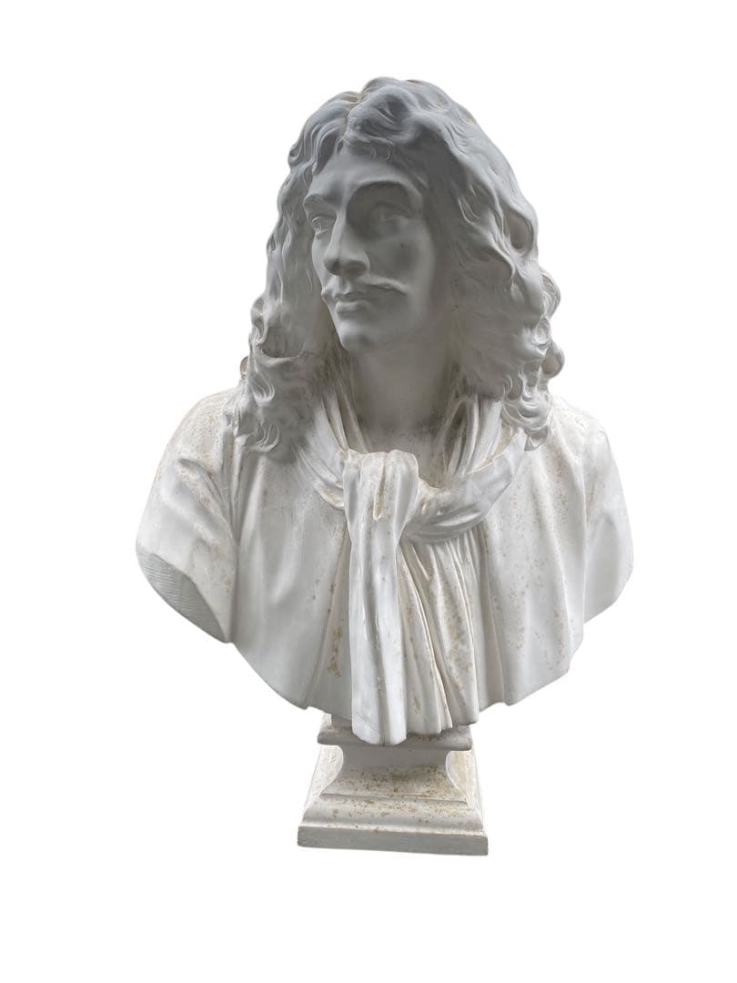 【直接引取】東京都　モリエール　石膏像