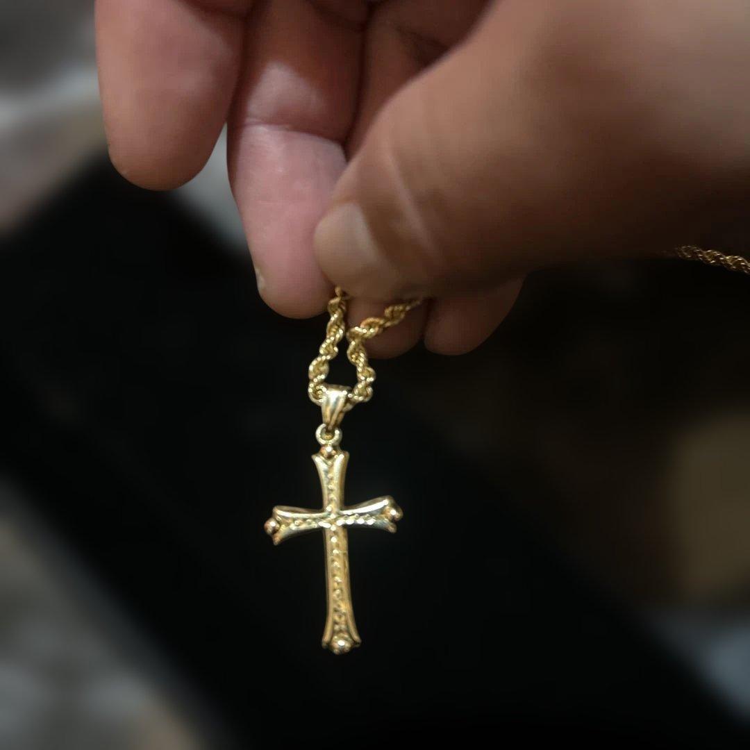 18K ネックレス　18金　ロープチェーン