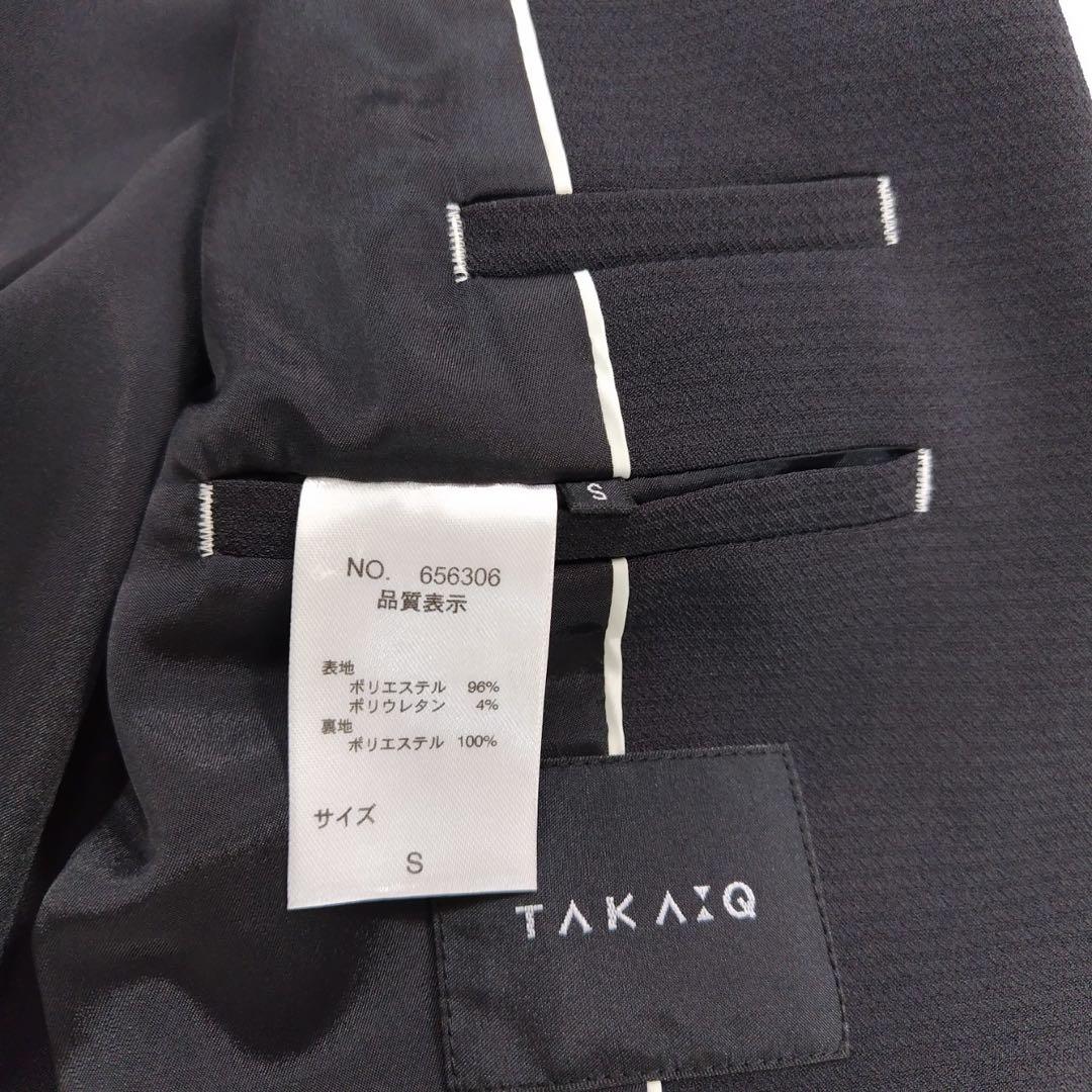 美品 タカキュー セットアップ スーツ フォーマル 就活 リクルート 黒