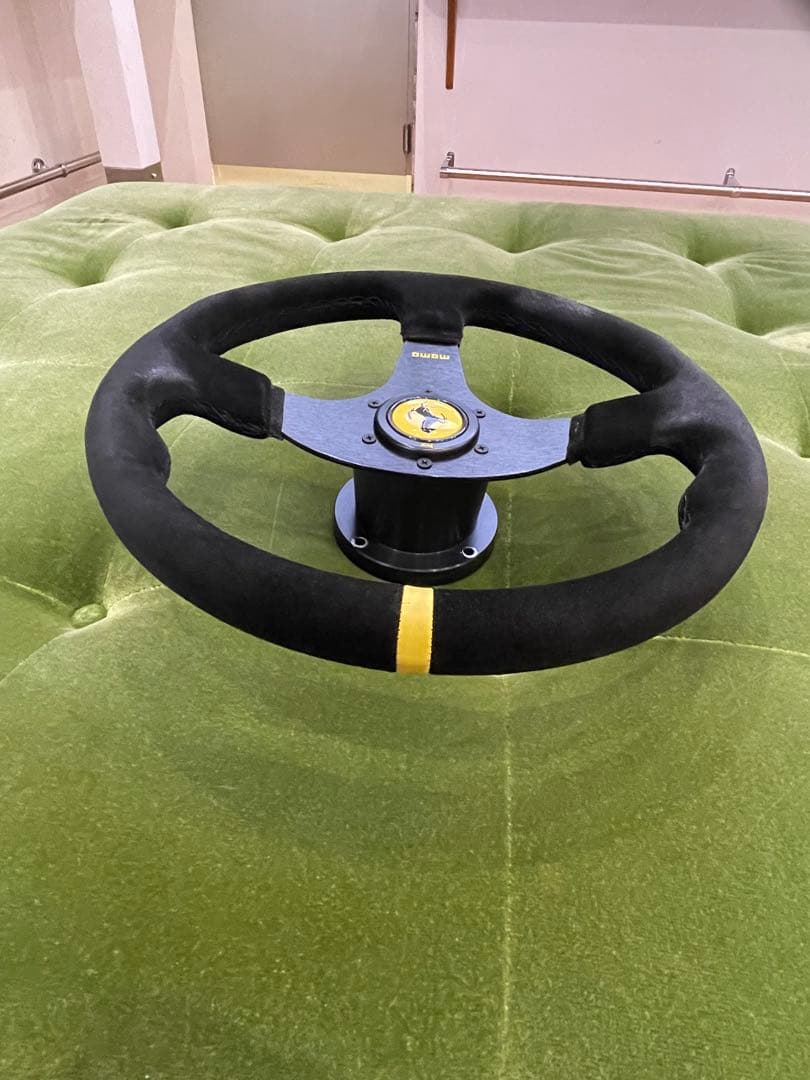 フェラーリF355外し スエード革　ステアリング&ボス付き　美品！