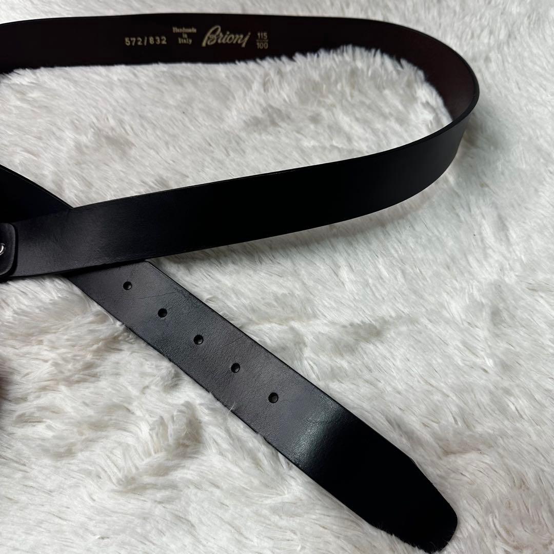 未使用品 Brioni ブリオーニ ダークブラウン ブラウン ベルト