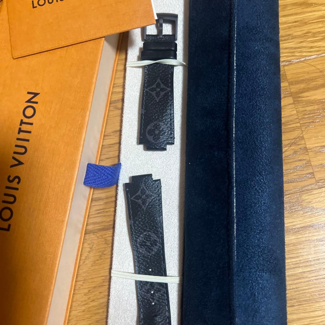 LOUIS VUITTON ブラック レザーベルト